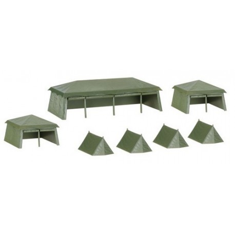 set de 7 tentes militaires