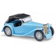 MG Midget TC 1945 cabriolet bâché bleu ciel