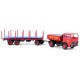 MB LPS 1620 camion + rqe plateau Pte bâche "Circus Krone"
