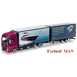 MAN TGX XXL E6 camion + rqe Megaliner "YachtMotoren von MAN"