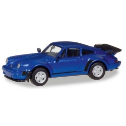 Porsche 911 Turbo bleu métallisé