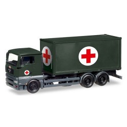 MAN TGA XL camion Porte container sanitaire "Bundeswehr"