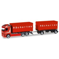 Volvo FH Gl13 camion + remorque Poter bennes "P. Schartau Transporte"