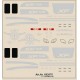 Planche de décalcomanie pour Daf XF 106 (couleur argent)