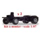 Set de 2 châssis Tracteurs Scani CG 4x4 17 (kit à monter)