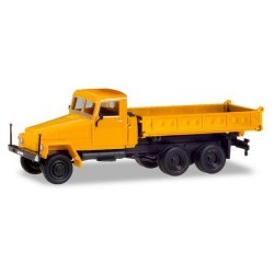 IFA G5 camion tri-benne orange (cabine modifiée - nouvel équipement)