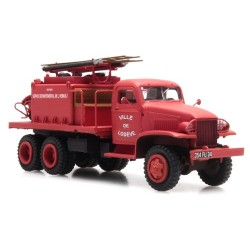 GMC camion de pompiers feux de forêt "Lodève" cabine tôlée