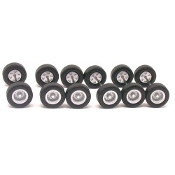 Set de 6 jeux de roues de remorque ou semi-remorque (diamètre : 11,50 mm - taille : 4,50 mm)