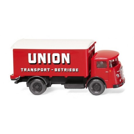 Büssing 4500 camion fourgon  "Union Transport" avec portes ouvrantes (1953)