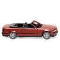 BMW 325i (E36 - 1990)  Cabriolet ouvert rouge vin métallisé