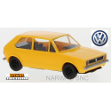 VW Golf I 3 portes (1974) jaune - série éco