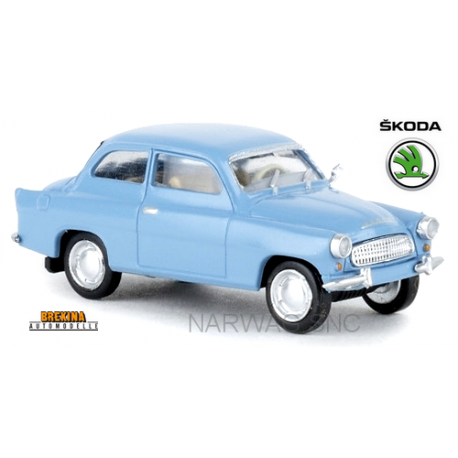 Skoda Octavia berline 2 portes bleu pastel (1960)