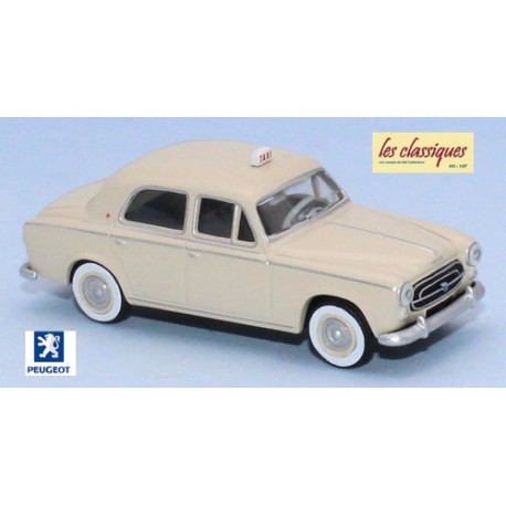 Peugeot 403 berline 8cv ivoire "Taxi" (1959)