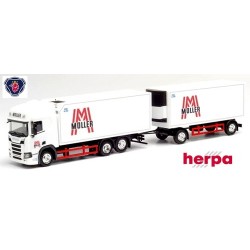 Scania CR 20 HD camion + remorque frigorifique "Müller“ (A)