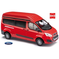 Ford Transit Custom Phase 1 minibus court et surélevé rouge