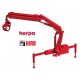 Grue Hiab X-HIPRO 232 E-3 rouge avec griffe