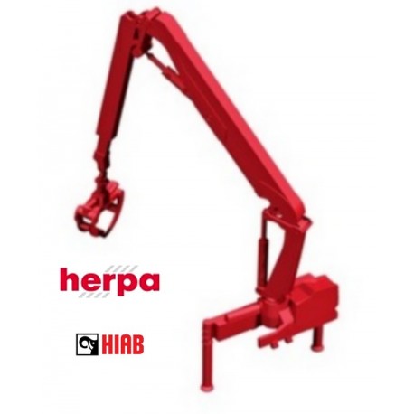 Grue forestière Hiab X-HIPRO 232 E-3 rouge