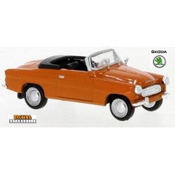 Skoda Felicia cabriolet ouvert (1959) orange