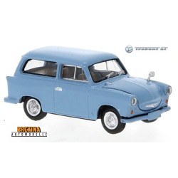 Trabant P50 Kombi (1960) bleu ciel