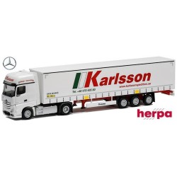 MB Actros Giga '18 + semi-remorque tautliner "Karlsson" (Suède)