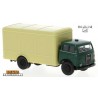 MAN 10.212 camion fourgon sans marquage  (1960) vert et beige