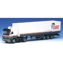 MB SK 88 + semi-remorque tautliner "GBE - European Fast Freight" (GB)