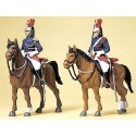 Set de 2 gardes républicains à cheval (France)