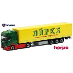 Scania CR 20 HD + semi-remorque tautliner "Döpke Logistik"