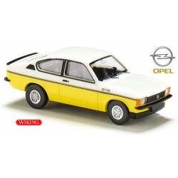 Opel Kadett C "Rallye" coupé 1977 jaune et blanche