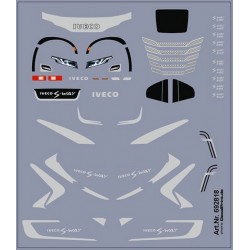Planche de décalcomanies pour Iveco S-way gris métallisé