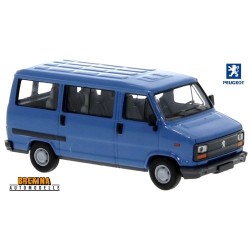Peugeot J5 minibus bleu (1982)