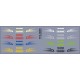Planche de décalcomanies logos et griffes Scania R 2013 (coloris variés)