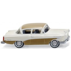 Opel Rekord Ascona doré et blanche 1957