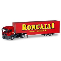 MAN TGA LX + semi-remorque jumbo fourgon "Roncalli"