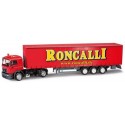 MAN F2000  + semi-remorque tautliner "Roncalli"