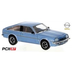 Opel Manta B coupé (1978) bleu clair métallisé  - Gamme PCX87