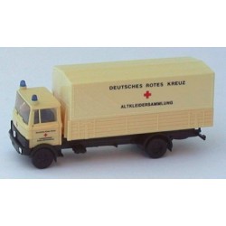 MB LP 809 camion bâché DRK (Croix Rouge allemande)