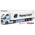 Volvo FH XL '20 + semi-remorque Hammar Porte container 40' "Hapag Lloyd"