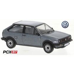 VW Polo II version coupé (1985) gris foncé métallisé - Gamme PCX87