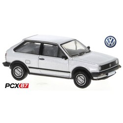VW Polo II version coupé (1985) gris métallisé - Gamme PCX87