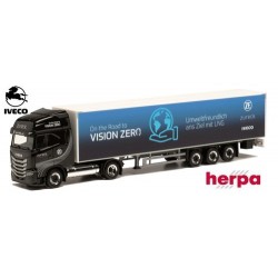 Iveco S-Way LNG + semi-remorque fourgon "Zureck - Vision Zero"