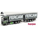 Iveco S-Way LNG camion + remorque Pte caisses "Fercam" - 1ère version porteur