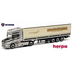 Scania T TL + semi-remorque rideau plus "Van Der Heijden" (NL)