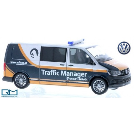 VW T6 fourgon mi-vitré "Traffic Manager Asfinag" (Autiche)