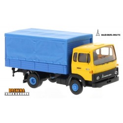 Magirus-Deutz MK 130M8 (1971) camion bâché bleu et jaune