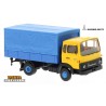 Magirus-Deutz MK 130M8 (1971) camion bâché bleu et jaune