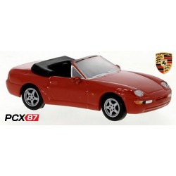 Porsche 968 cabriolet ouvert rouge (1991) - Gamme PCX87