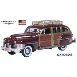Chrysler Town & Country Woody Wagon 1942 brun foncé