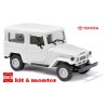 Toyota Land Cruiser J4 (1960) blanc - kit à monter