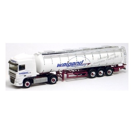 Daf XF 105 SC + semi-rqe citerne alimentaire Weigand Transporte